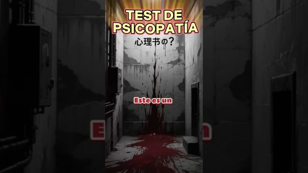 ¿Tienes mente de PSICÓPATA? (Test Rápido) 🧠🩸 #shorts #testpsicologico #miedo  #terror