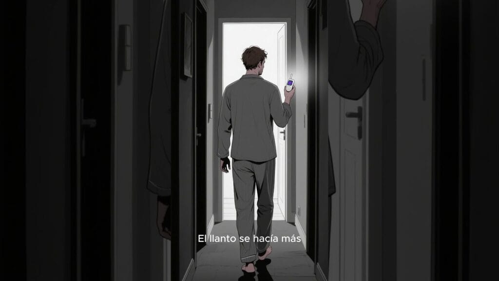 Evidencia de Audio: El Monitor de Bebé (3:17 AM) | Historia de Terror Real #shorts