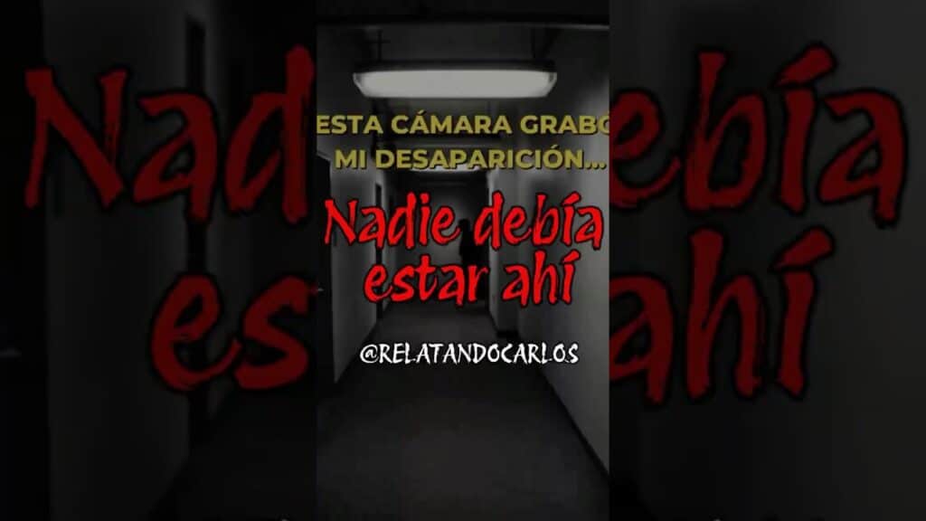 La cámara grabó algo que no debía