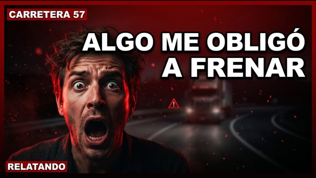 Algo me obligó a frenar — Segundos después ocurrió el accidente