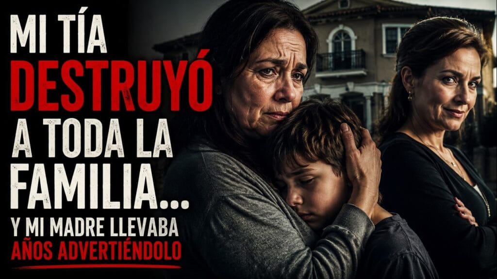 Mi tía destruyó a toda la familia… y mi madre llevaba años advirtiéndolo
