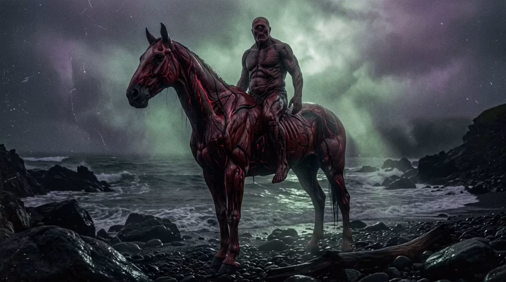 Nuckelavee: El Jinete Híbrido sin Piel de las Orcadas