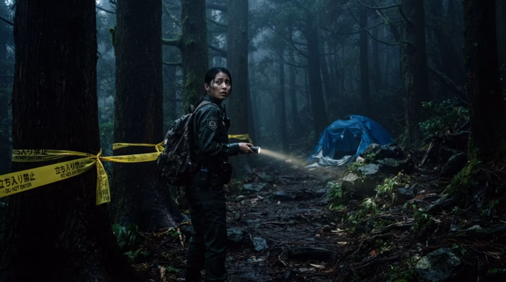 El Bosque de Aokigahara y las Cintas de Plástico entre los Pinos de Lava