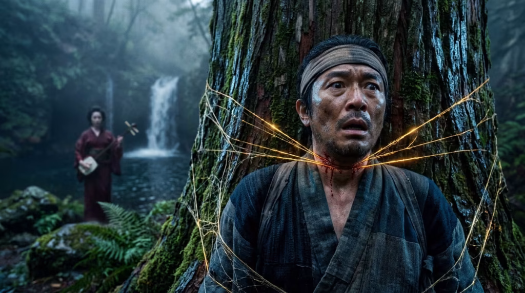 Jorōgumo: La Tejedora de la Cascada de Jōren en la Península de Izu
