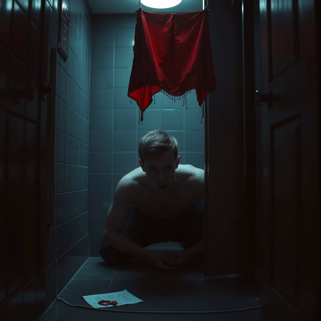 Aka Manto: La Elección del Manto Rojo o Azul en el Cubículo Escolar